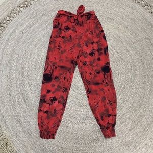 Zebra Jogger Style Pants